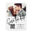 Search for save date wedding magnets Qr code