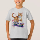 Search for skateboarding cats tshirts Humour