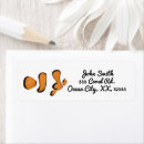 Search for clown return address labels Fish