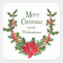 Search for poinsettia wreath stickers Floral