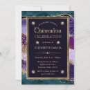 Search for purple gold quinceanera invitations Agate