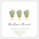 Search for plant stickers Change of address