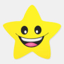 Search for star face stickers Smiling