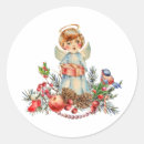 Search for vintage christmas angels stickers Retro