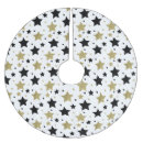 Search for black and gold tree skirts Chic