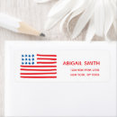 Search for national flag return address labels United states