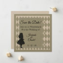 Search for alice in wonderland save date invitations Elegant