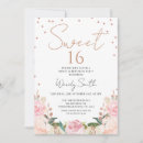 Search for boho sweet 16 invitations Pink
