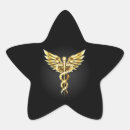 Search for gold caduceus stickers Graduation