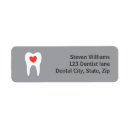 Search for tooth return address labels Care