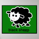 Search for black sheep in the family posters White