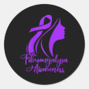 Search for fibromyalgia ribbon stickers Warrior