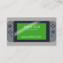 Search for computer game business cards Gaming