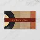Search for vinyl record business cards Vintage