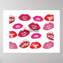 Search for red lips posters Kiss
