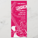 Search for red guitar invitations Music