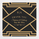 Search for glamorous wedding stickers 1920s