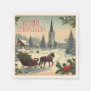 Search for christmas scene napkins Snow