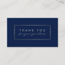 Search for navy silver thank you cards Professional