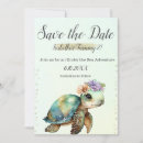 Search for turtle save the dates Under the sea