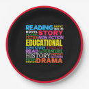 Search for bookworm paper plates Librarian
