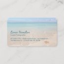 Search for tranquil business cards Sand