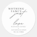 Search for nothing stickers Black and white