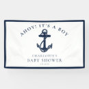Search for nautical banners Ahoy its a boy