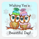 Search for cute owl couple stickers Snowflakes