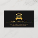 Search for truck driver business cards Logistics