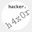 Search for techy round stickers Geek