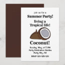 Search for coconut invitations Vacation