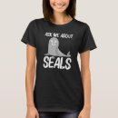 Search for cute seal tshirts Zoo