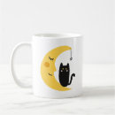 Search for cat and moon mugs Night