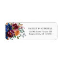 Search for navy and gold return address labels Watercolor