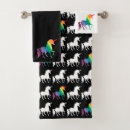 Search for unicorn bath towels Rainbow