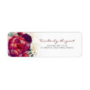 Search for gold flower return address labels Flowers