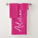 Search for pink bath towels Girly