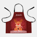 Search for kids decor aprons Reindeer