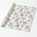 Search for cute jungle animals wrapping paper Girl