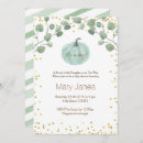 Search for watercolor pumpkin baby shower invitations A sweet little pumpkin