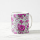 Search for magenta flowers mugs Pattern