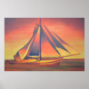 Search for sunset sail posters Sailing ship