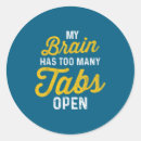 Search for brain stickers Sarcastic