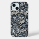 Search for silver flowers iphone cases Vintage