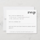 Search for designer rsvp cards Black and white
