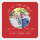 Search for joy square stickers Red