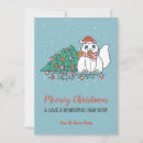 Search for white cat christmas cards Watercolor