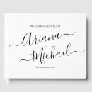 Search for black and white guest books Minimal