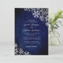 Search for snowflake wedding invitations Blue